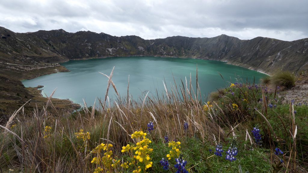 Le cratère de Quilotoa en Équateur