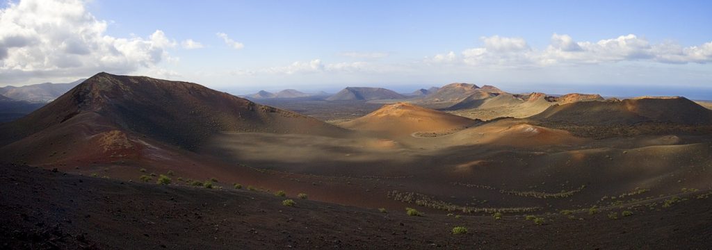 Timanfaya National Park at Lanzarote island