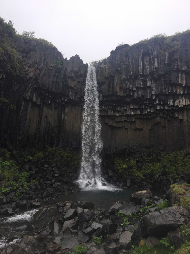 Basaltic organs in Iceland