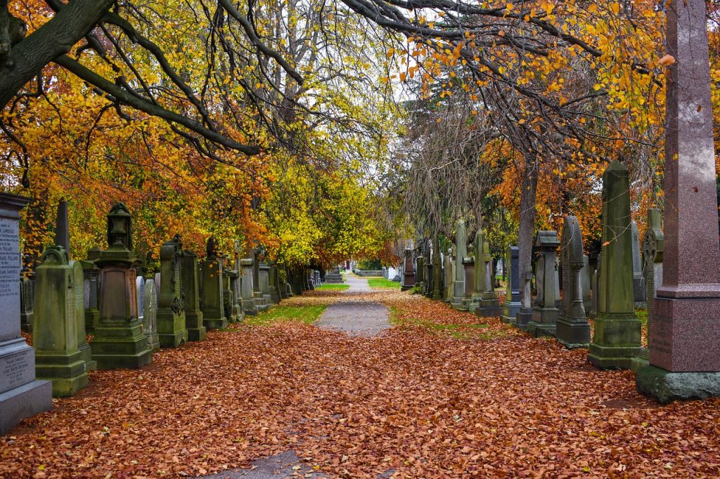 picture of a cimetery in Scotland