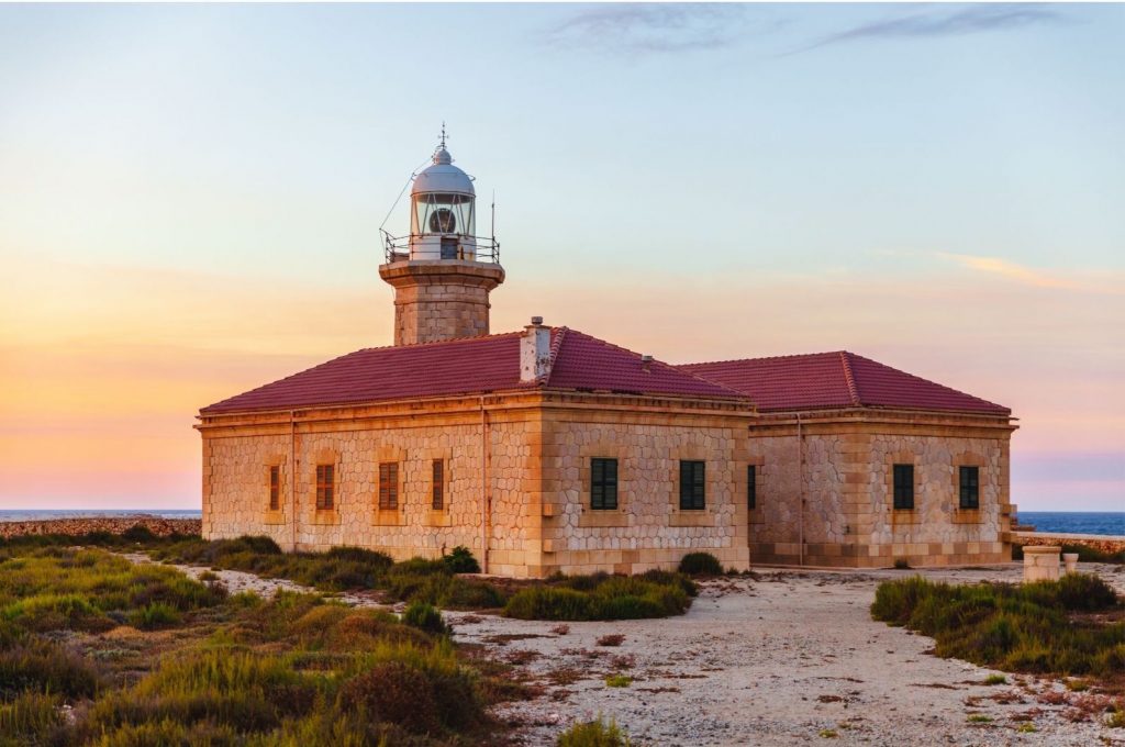 Punta Nati lighthouse, Minorca, Spain