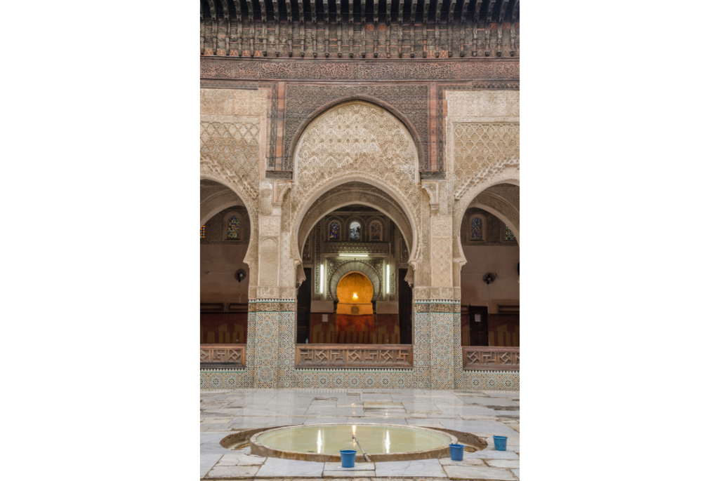 Photo de la Madrassa Mérinide de Salé au Maroc
