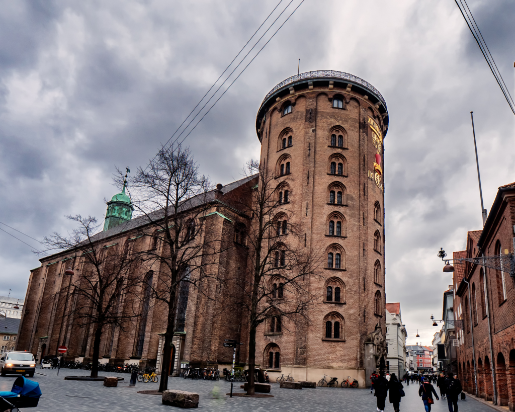 Rundetaarn round tower, in the centre of Copenhagen easily accessible by bike @Canva