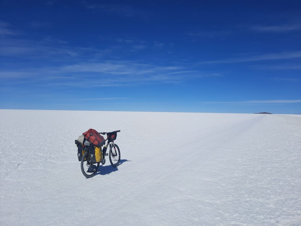 Le salar d’Uyuni à vélo 
