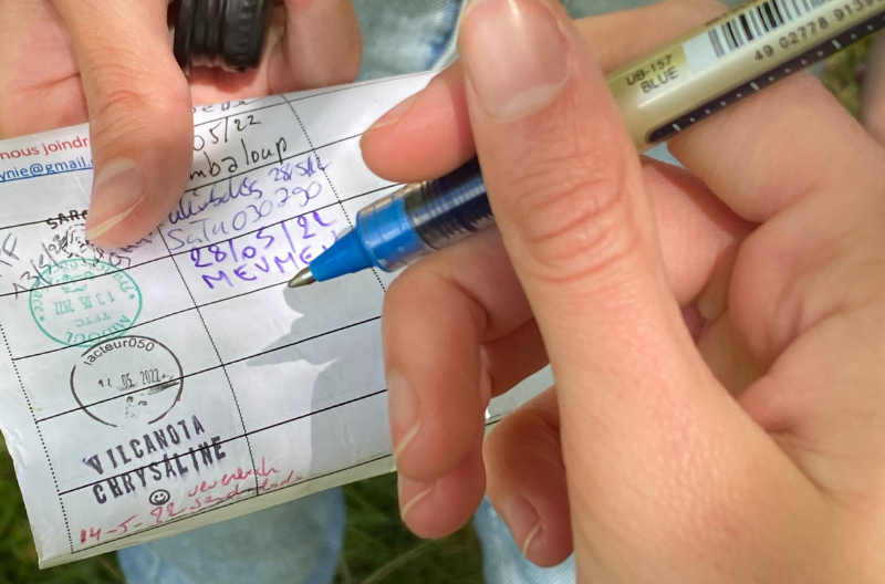 Geocaching with Paroles de Patrimoine with a pen