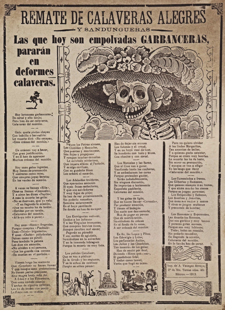 la catrina dia de muertos